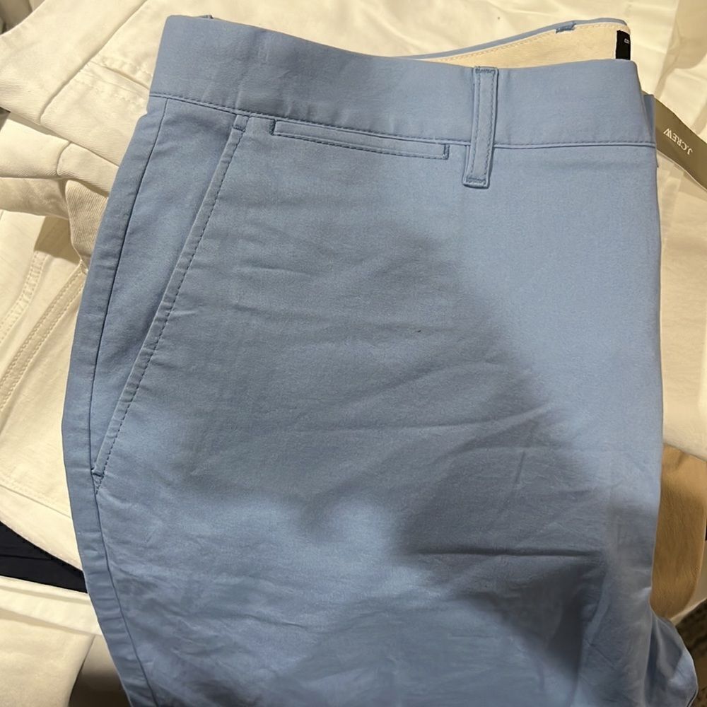J. Crew light blue 7" stretch chino short NWT With Flaw size 35 - Picture 2 of 13